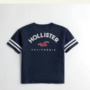 Hollister cropped shirt